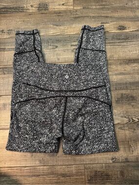 lululemon athletica Black & White Speckled Leggings
